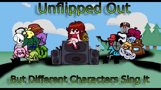 VS Fliqpy Miguel185 Unflipped Out But Different Characters Sing It [upl. by Lindo360]