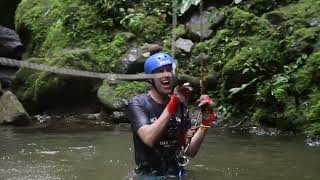 Costa Rica  Monkey Drop Zipline [upl. by Woolson629]