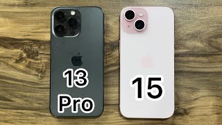 iPhone 13 Pro vs iPhone 15 [upl. by Rehpotisrhc]