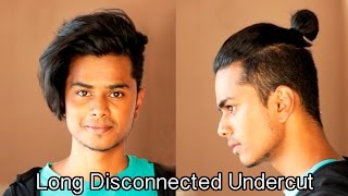 Long Disconnected Undercut  Mens hairstyling tutorial [upl. by Orlando]