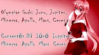 Mirai Nikki OP 1  Kuusou Mesorogiwi 「English and Romaji Lyrics」 [upl. by Pals680]