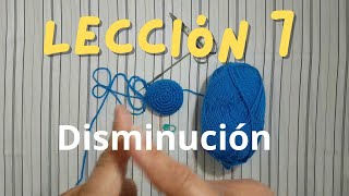 CÓMO HACER UNA DISMINUCIÓN a CROCHET Fácilmente Guía Paso a Paso 🧶🧵❤🤩 [upl. by Aleece]