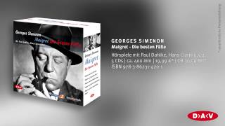 Maigret Die besten Fälle  Georges Simenon Hörspiele mit Paul Dahlke Hans Clarin uva [upl. by Deirdre]