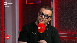 Intervista a Gianluca Grignani  Radio2 a Sanremo [upl. by Lucila]