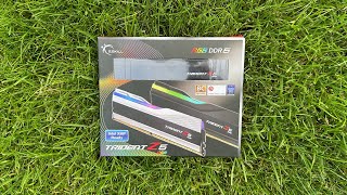 GSkill Trident Z5 RGB Black 32GB 2x16GB 7200MHz DDR5 CL34  Unboxing [upl. by Enomes]