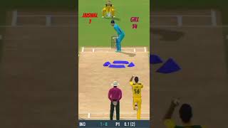 Gill vs jaiswalcricketgamingshorts shortvideo 👑👑 [upl. by Ameekahs]