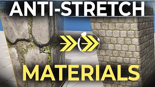 UE5 AntiSTRETCH Textures WorldAligned Materials [upl. by Ydrah4]