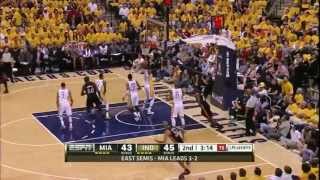 Dwyane Wade 41 LeBron James 28 combined 69 points vs Indiana Pacers NBA Playoffs [upl. by Ilajna]