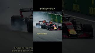 When Daniel Ricciardo and Max Verstappen crash with each other in F1  Formula 1 [upl. by Rimola]