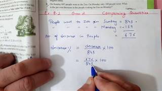 Ex82 Q2 Chapter8 Comparing Quantities  Ncert Maths Class 8  Cbse [upl. by Epillihp]