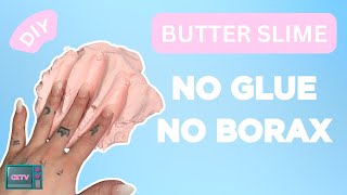 Make Buttery Soft Slime WITHOUT Glue or Activator [upl. by Marcus]