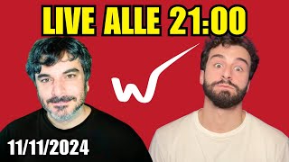 WesaChannel LIVE di lunedì 11 novembre [upl. by Audy682]