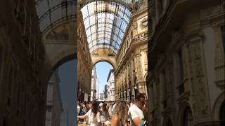 GALLERIA VITTORIO EMANUELE II MILAN ITALY viralvideo travel vacation short shortvideo viral [upl. by Lorette]