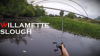 Belly Boat Fishing on the Willamette River Salem Oregon [upl. by Meeki]