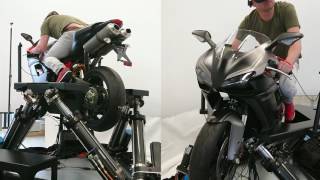 Cruden B306HMD motorcycle simulator  first footage [upl. by Yromem]