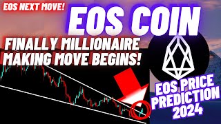 Finally Millionaire Making Move Of EOS Coin Begins  EOS Price Prediction 2024 [upl. by Hauser]