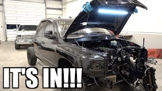 The BUILT CUMMINS Engine is FINALLY IN [upl. by Phipps41]