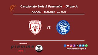 HIGHLIGHTS SERIE B BASKET FEMM GIRONE A 202324  PALLACANESTRO PERUGIA vs FEBA CIVITANOVA MARCHE [upl. by Ruiz]