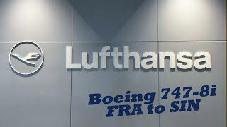 Flying Lufthansas B7478i  Frankfurt to Singapore  Business Class [upl. by Akiret]