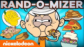 FOOD RANDOMIZER 🍝  The Loud House  Nicktoons [upl. by Ydwor]