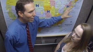 ELEVATOR WEATHERMAN PRANK Positively Pranked [upl. by Ard]