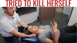 21 year hasnt SLEPT in 5 YEARS Chiropractor Turns LIFE around [upl. by Naujak594]