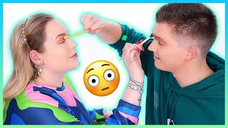 My FIANCE amp I do a CRAZY challenge  NikkieTutorials [upl. by Nylloh698]