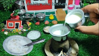 super healthy recipi with mini kitchensabudana or oats dono sath me bna mini kitchen me shortvideo [upl. by Amahcen]