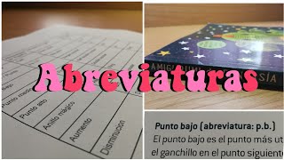 Como leer patrones Abreviaturas  Martagurumi DIY [upl. by Oihsoy]