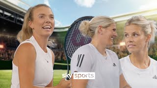 Lionesses Daly amp Bright take on British 1 Katie Boulter in forfeits challenge  Legend in a Lexus [upl. by Eiser]