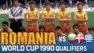 Romania World Cup 1990 Qualification All Matches Highlights  Road to Italy [upl. by Abagael]