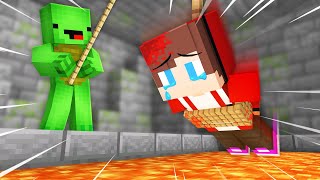 Why did Mikey HANGED JJ in Minecraft   Maizen [upl. by Ahsitan]