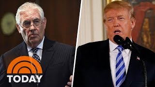 Rex Tillerson Thought He Was Moderating President Donald Trump  TODAY [upl. by Gav]