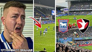 IPSWICH TOWN VS CHELTENHAM TOWN  11  25000 TOWN FANS RAGE 29 SHOTS amp FULL TIME FRUSTRATION [upl. by Elockin]