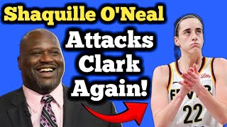 Shaquille ONeal Attacks Caitlin Clark Again About Her WNBA Records [upl. by Ynnohj362]