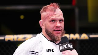 Marcin Tybura PostFight Interview  UFC Vegas 88 [upl. by Akienat]