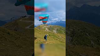 Fun line with FLARE Line 13  Speedflying Speikboden  Takeoff  Barrel Rolls shorts [upl. by Einnij956]