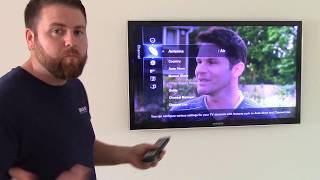 How To RETUNE A SAMSUNG TV [upl. by Oiluig]