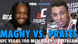 UFC Fight Night 247 Magny vs Prates Media Day Live Stream  UFC Vegas 100 [upl. by Llehsad]