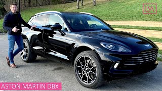 Essai Aston Martin DBX  291 kmh avec ce V8 de 550 ch [upl. by Yenruogis]