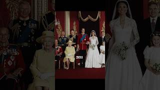 Royal Weddings of heirs to the throne 🇬🇧royalfamily wedding queenelizabeth royalty uk viral [upl. by Tonl911]