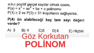 Göz Korkutan POLİNOM Sorusu [upl. by Alley]