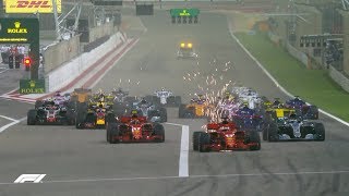 2018 Bahrain Grand Prix Race Highlights [upl. by Atinrehs856]