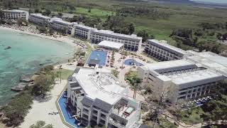 The Royalton Negril and Hideaway Jamaica Aerial Overview 2018 [upl. by Ashien]