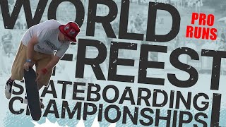 World Freestyleskateboarding Championships 2024 Pro Runs [upl. by Vale]