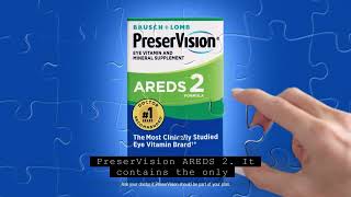 PreserVision AREDS 2 Eye Vitamin amp Mineral Supplement Contains Lutein Vitamin C Zeaxanthin [upl. by Carpio]