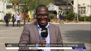 NWC meets with Gauteng ANC structures over May polls perfomance [upl. by Ennoira]