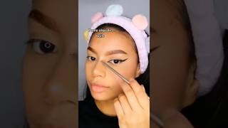 Tutoriales de delineados súper fáciles ⭐️💫👑 makeup delineadodeojos makeuptutorial [upl. by Morrill]