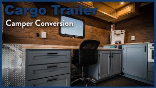 Used Cargo Trailer Camper Conversion [upl. by Zoba]