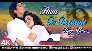 Hum To Deewane Huye  4K Video  Shah Rukh Khan amp Twinkle Khanna  Baadshah  90s Hit Romantic Song [upl. by Orag]